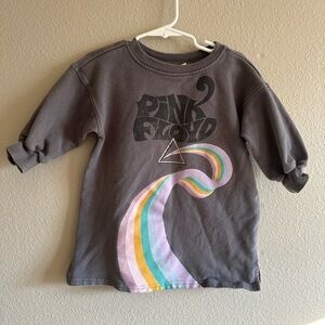 Pink Floyd band size 2T crewneck sweatshirt dress tunic toddler
